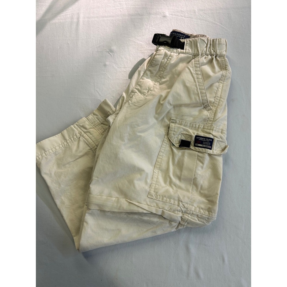 Vintage Children's Place Kids Convertible Zip Off Cargo Pants size 5